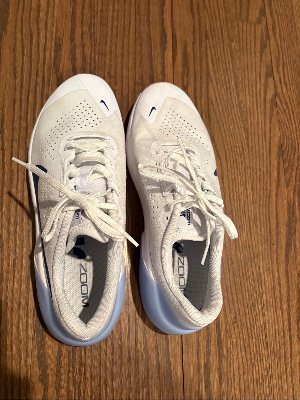 Nike Air Zoom TR 1 White- Aquarius- Blue Cross Training Shoe- DX9016 Men 11 - Picture 2 of 4